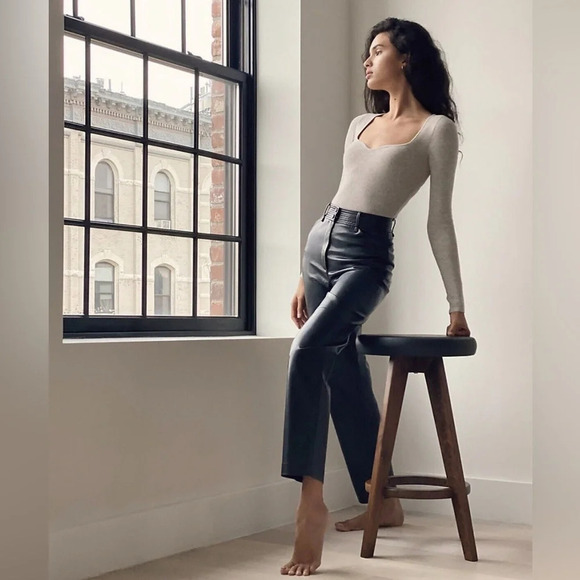 Aritzia Wilfred Funk Pant Vegan Leather - Picture 4 of 12